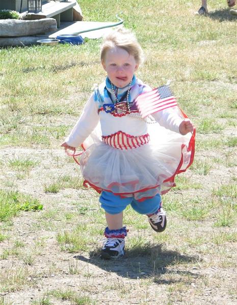 Madis Kennedy on the 4th of July